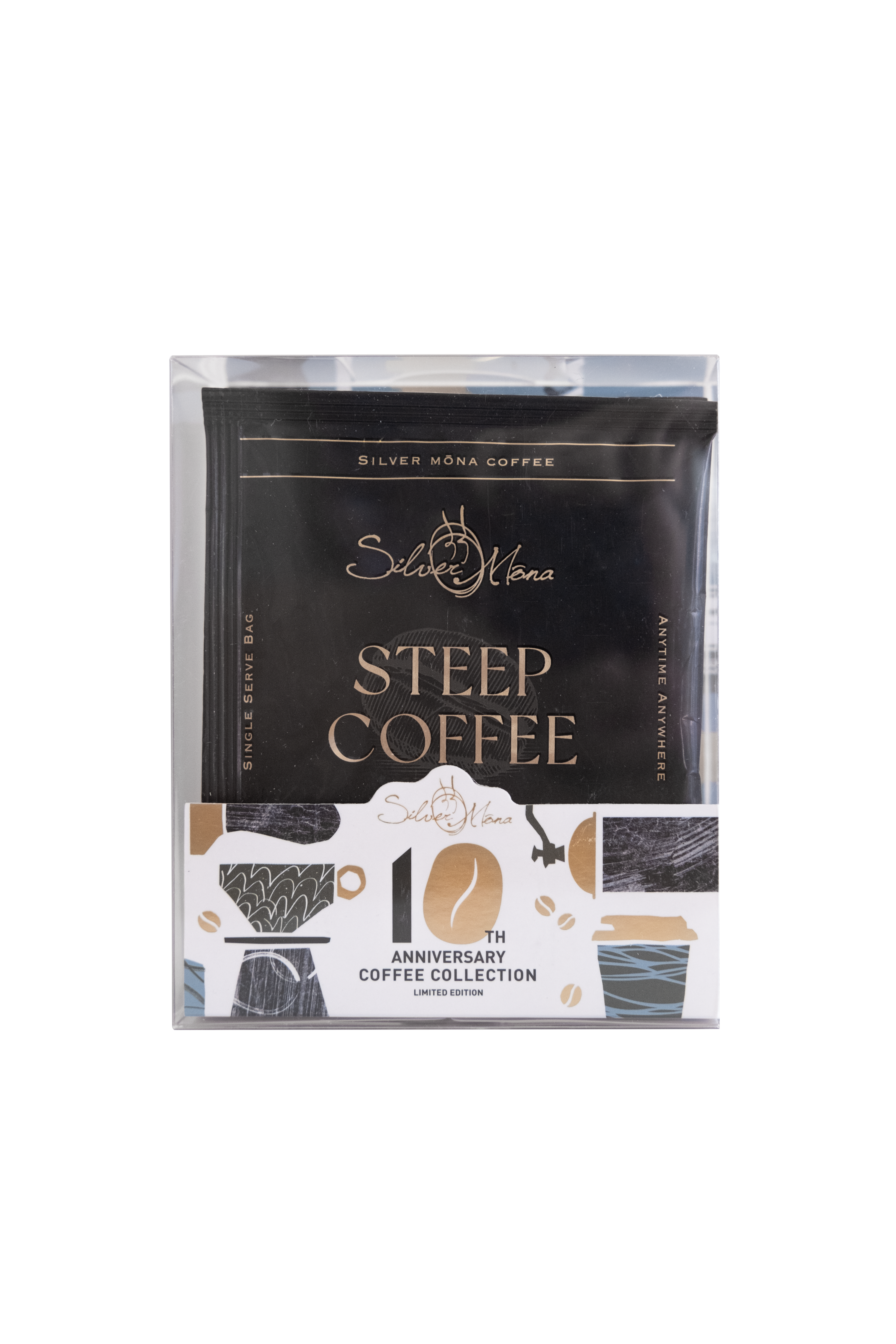 Silver Mona 十週年特別版咖啡包套裝-綜合口味(6包) 6packs/box